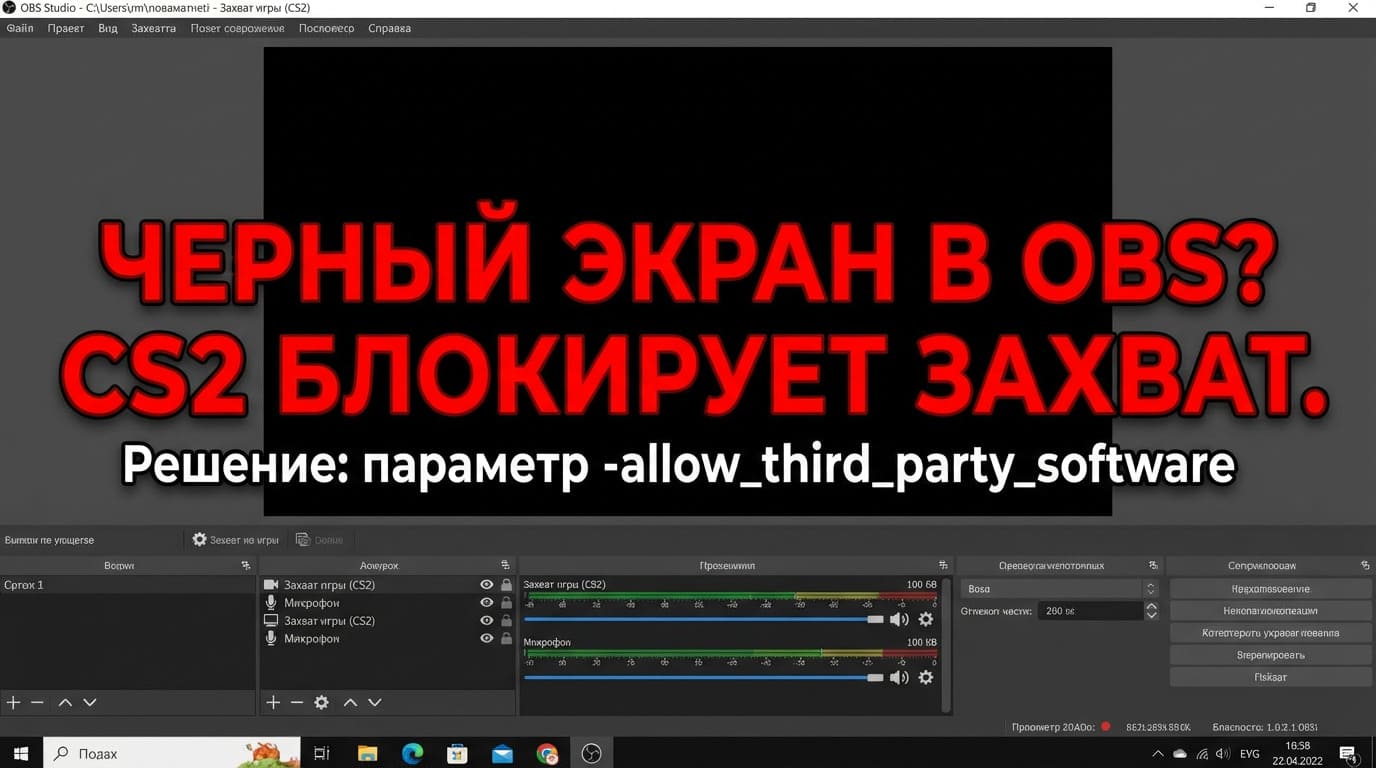 параметр запуска allow third party software
